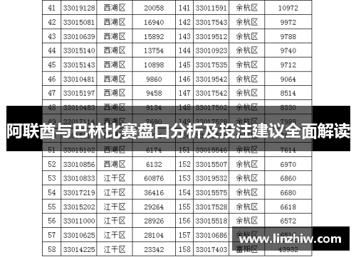 阿联酋与巴林比赛盘口分析及投注建议全面解读